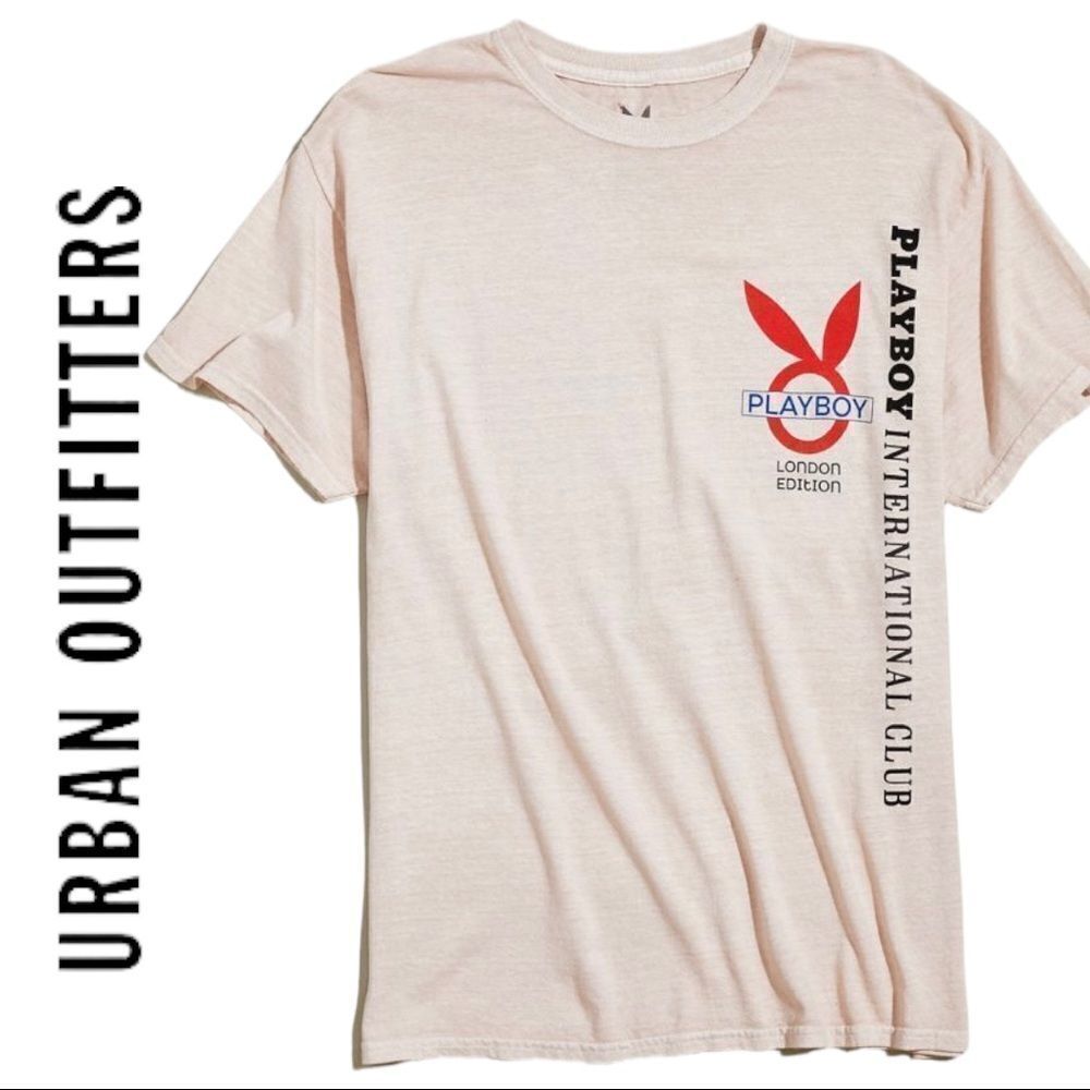 NEW Playboy Urban Outfitters UO International Tee Shirt T-Shirt L XL